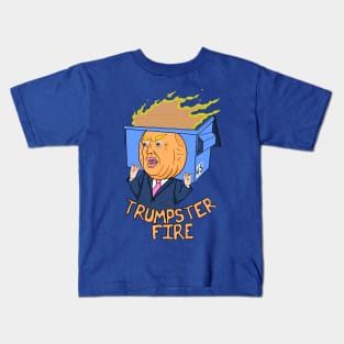 Trumpster Fire Kids T-Shirt